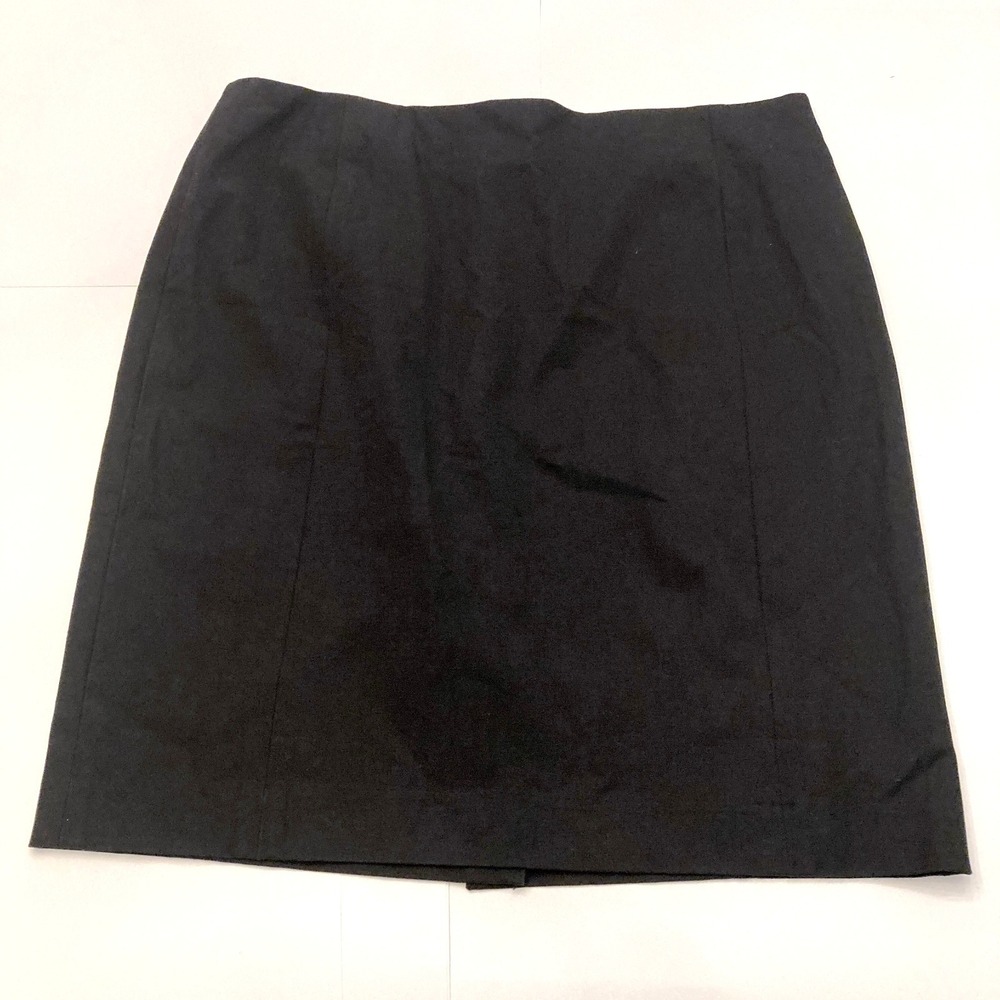 Banana Republic Black Pencil‎ Skirt Womens 12 Above the Knee Stretch NWT